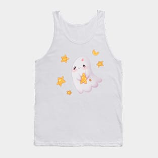 Cute ghost putting up the stars Tank Top